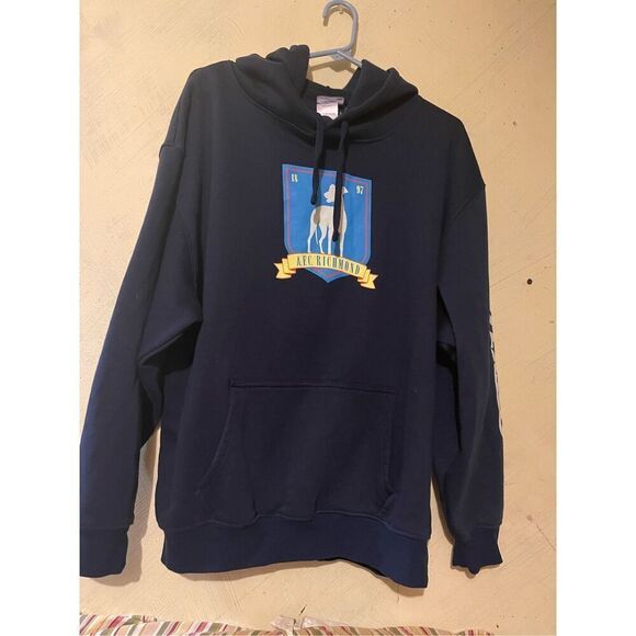 Ted Lasso Hoodie Sweatshirt Navy XXL AFC RICHMOND Jerry Leigh - Picture 2 of 10